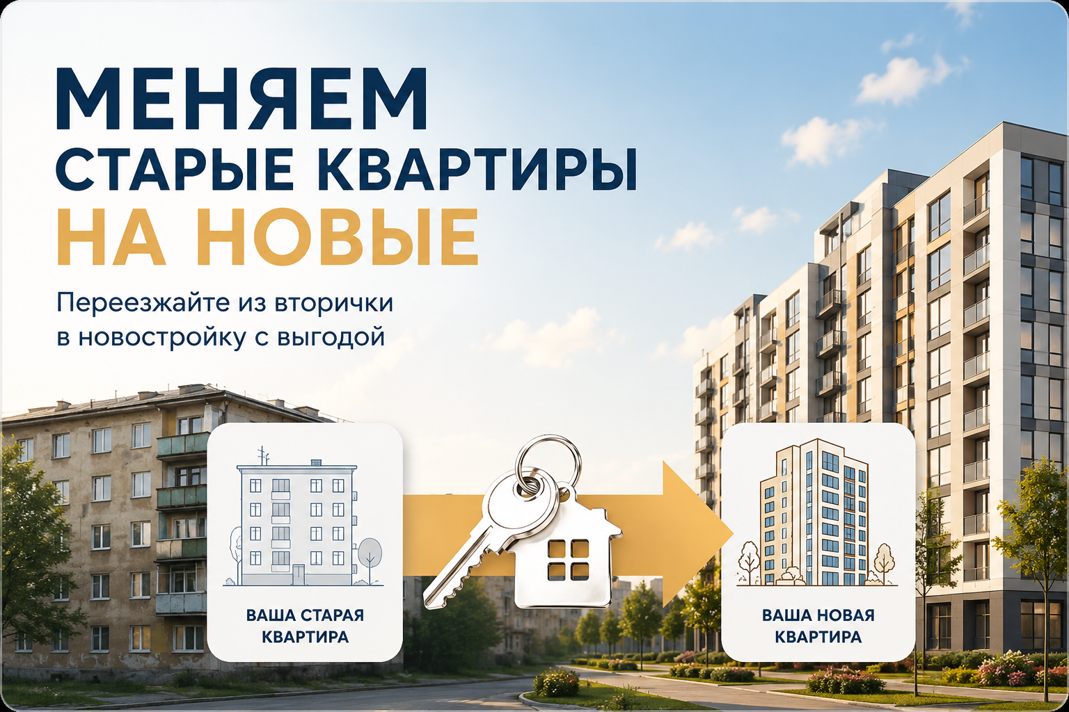 Как поменять старую квартиру на новую: переезжаем из вторички в новостройку